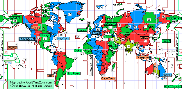New Year 2024 map
