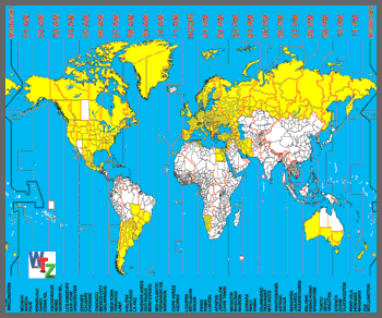 World Time Zone  on Mousepad  3 World Time Zone Maps Layered In 1 Reference Mousepad