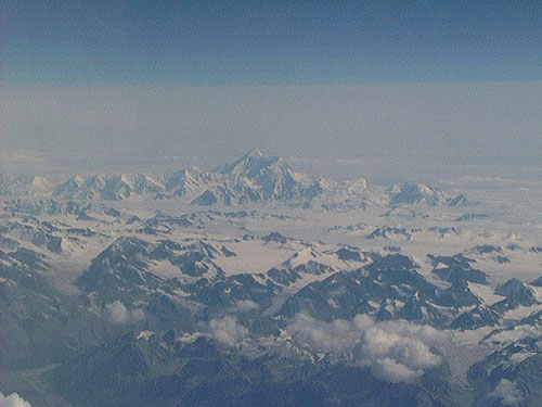 Mount McKinley Denali Alaska highest mountain peak in North America 6194 m