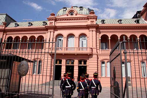 La Casa Rosada Casa de Gobierno Palacio Presidencial Buenos Aires Argentina