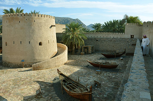 Khasab Fort Portuguese Strait of Hormuz Musandam Peninsula Oman worldtimezone travel