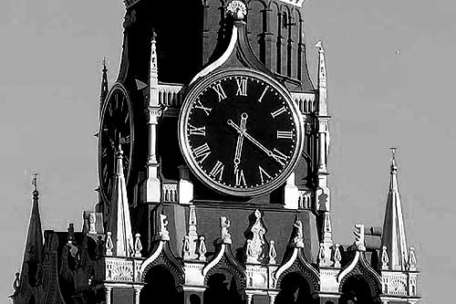 Часы Спасская башня Кремль Москва