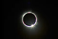 Total Solar Eclipse Diamond Ring and Inner Corona near Pakwach Uganda