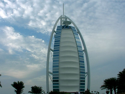 Burj Al Arab Tower of the Arabs world tallest hotel Jumeirah Dubai United Arab Emirates