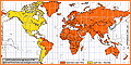 GSM World Coverage Map- GSM Country List