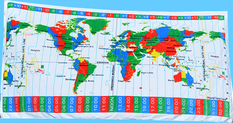 Time Zone Chart World