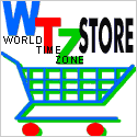 World Time Zone Map Store