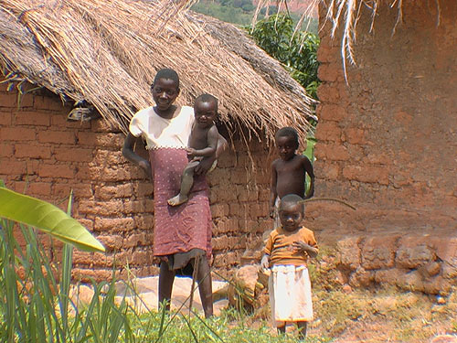 Small village outside of Livingstonia Malawi Africa