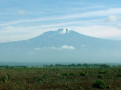 Mount Kilimanjaro highest mountain in Africa at 5895 metres Tanzania