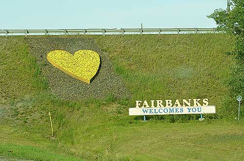 The City of Fairbanks is known as the Golden Heart City Alaska photo Alexander Krivenyshev WorldTimeZone