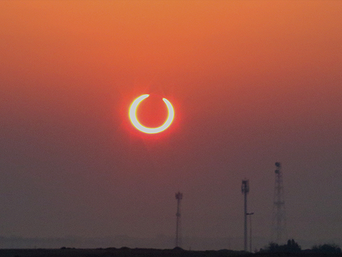 Annular Solar Eclipse from Al Hofuf, Saudi Arabia Alexander Krivenyshev WorldTimeZone