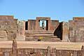 Temple of Kalasasaya Tiwanaku Tiahuanacu archaeological site Bolivia