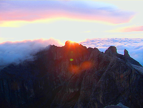 Sunrise over Mt. Kinabalu