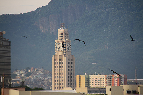 Central do Brasil clock tower Rio de Janeiro Brazil worldtimezone