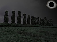 total solar eclipse Rapa Nui Easter Island 11 july 2010