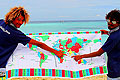 WorldTimeZone microfiber beach towel 