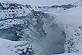 Gullfoss waterfall Hvita river Iceland