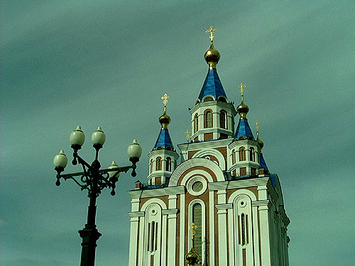 Khabarovsk Russian Orthodox Cathedral Far East of Russia