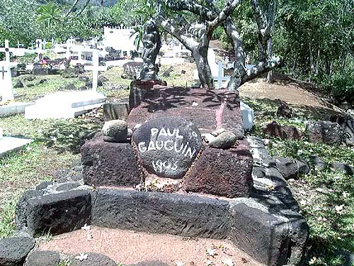 Paul Gauguin grave Hiva Oa Marquesas Islands