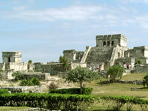 Pre-Columbian Maya Ruins of Tulum Mexico