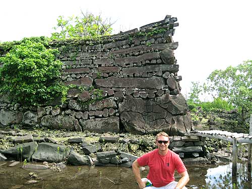 Nan Madol Ruins Temwen island Pohnpei Micronesia