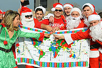 worldtimezone shop travel towel SantaCon  New York  with travel towel  list of timezones for 2024 New Years Eve party