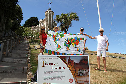 Lyttelton Timeball Station port of Lyttelton near Christchurch New Zealand  Photo Alexander Krivenyshev WorldTimeZone