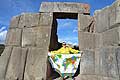 The Sun Gate Saksaywaman Puerta del sol Saqsaywaman Cusco Peru