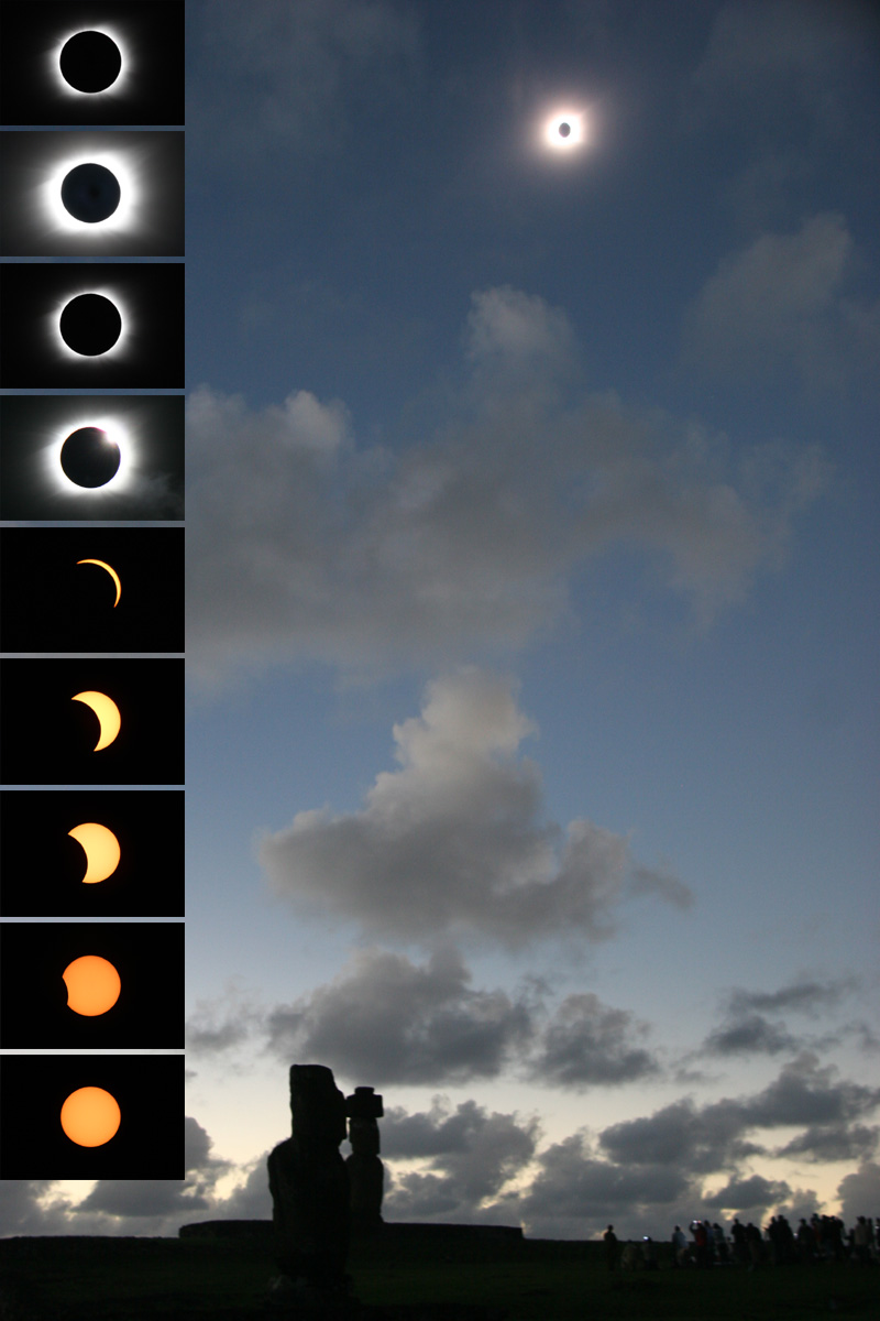 Total Solar Eclipse in Rapa Nui Easter Island on July 11 2010