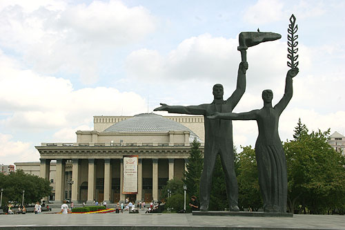 Novosibirsk opera and ballet theatre Siberia Russia