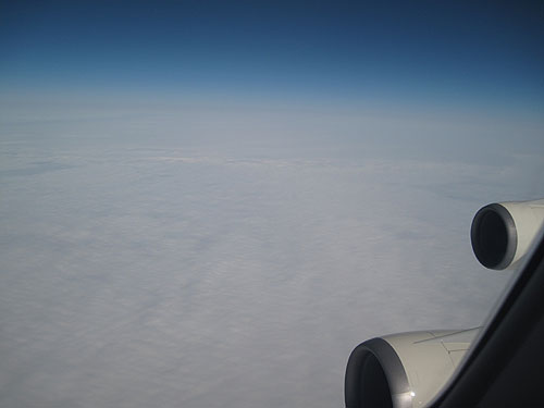 Above Chukchi Sea near International Date Line Arctic Ocean