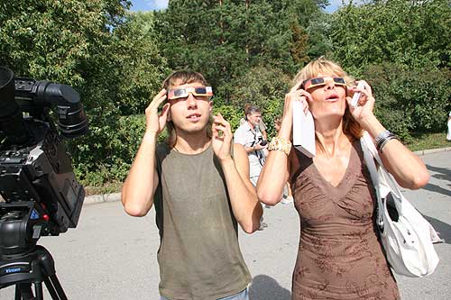 Total Solar Eclipse in Siberia Novosibirsk 1 august 2008