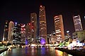 Singapore Skyline at night