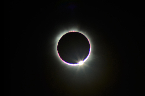 Total Solar Eclipse Diamond Ring and Inner Corona near Pakwach Uganda photo Alexander Krivenyshev WorldTimeZone
