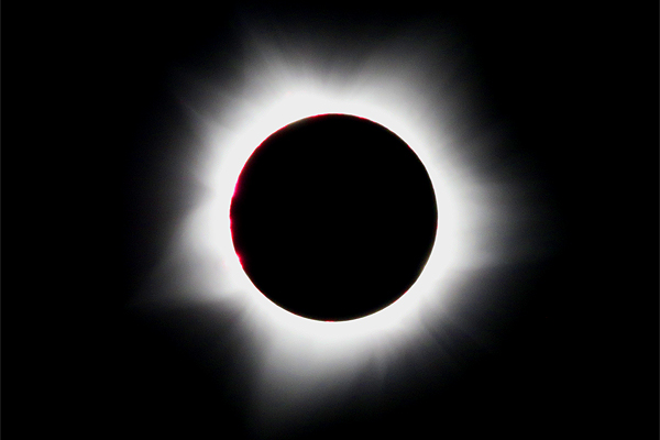 The Sun's corona during Ningaloo Total solar eclipse in Exmouth, Western Australia on April 20, 2023 worldtimezone world time zone photo Alexander Krivenyshev WorldTimeZone