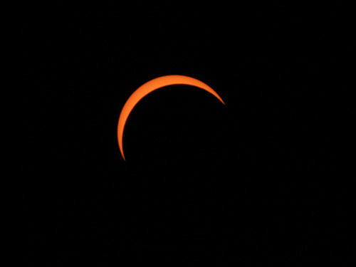 Partial solar eclipse phase after the Ningaloo Total solar eclipse in Exmouth, Australia worldtimezone world time zone Alexander Krivenyshev