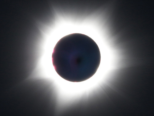 A bright solar corona during Ningaloo Total solar eclipse in Exmouth, Australia worldtimezone world time zone Alexander Krivenyshev