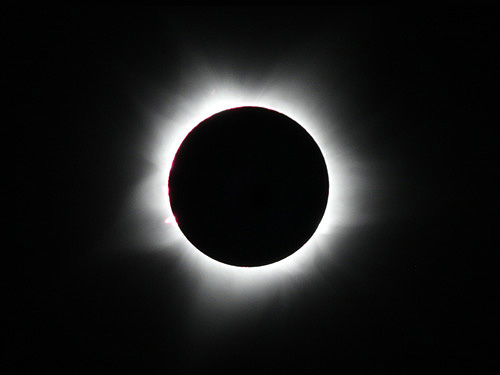 Solar Prominences and inner corona during Total solar eclipse in Exmouth, Australia worldtimezone world time zone Alexander Krivenyshev