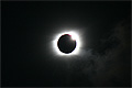 Diamond ring before Total Solar Eclipse in Rapa Nui Easter Island