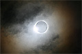 Diamond ring after Total Solar Eclipse in Rapa Nui Easter Island