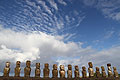Ahu Tongariki after Total Solar Eclipse Easter Island