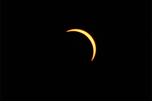 Phases of the Total Solar Eclipse over Hanga Roa Easter Island July 11 2010