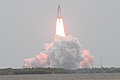 Atlantis blasts off for the International Space Station on July 8 2011