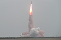 The space shuttle Atlantis lifts off for last time from the Kennedy Space Center