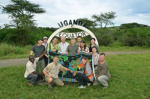 Crossing the Equator in Uganda with World Time Zone Kanga photo Alexander Krivenyshev WorldTimeZone