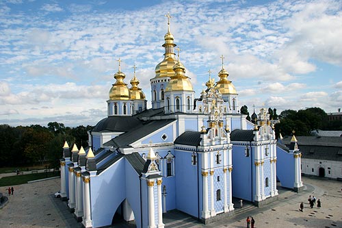 St. Michael Golden-Domed Monastery, Kiev, Ukraine  Photo Alexander Krivenyshev WorldTimeZone