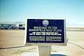 Bonneville Salt Flats Utah- site of world land-speed records runs