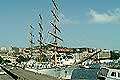 Russian tall ship Nadezhda in Vladivostok Russia