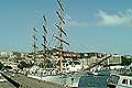 Russian tall ship Nadezhda in Vladivostok Russia