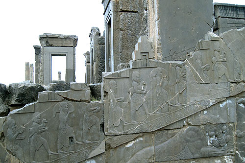 Stairway of Apadana Palace at Persepolis Iran